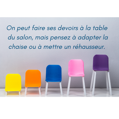 Que faire si la table est trop haute ? Mes astuces pour bien installer votre enfant