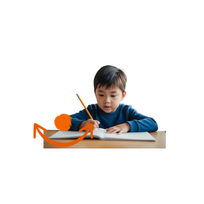 mouvement du bras enfant &eacute;criture rotation du coude posture &eacute;criture